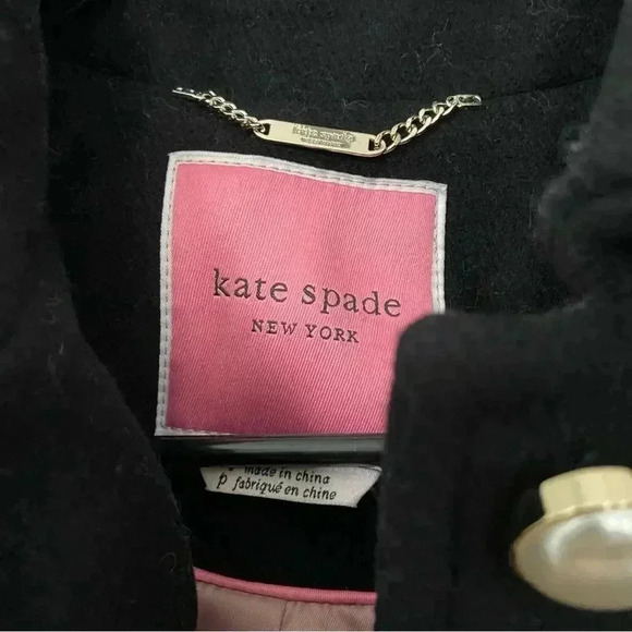 NWT Kate Space Pearl Button Wool-Blend Coat size Small - Picture 5 of 10